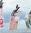 Website criminal behaviour and money laundering